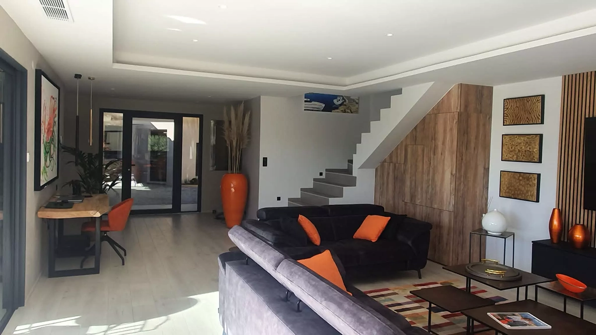 Travaux terminé à la Villa comptemporaine de Grimaud