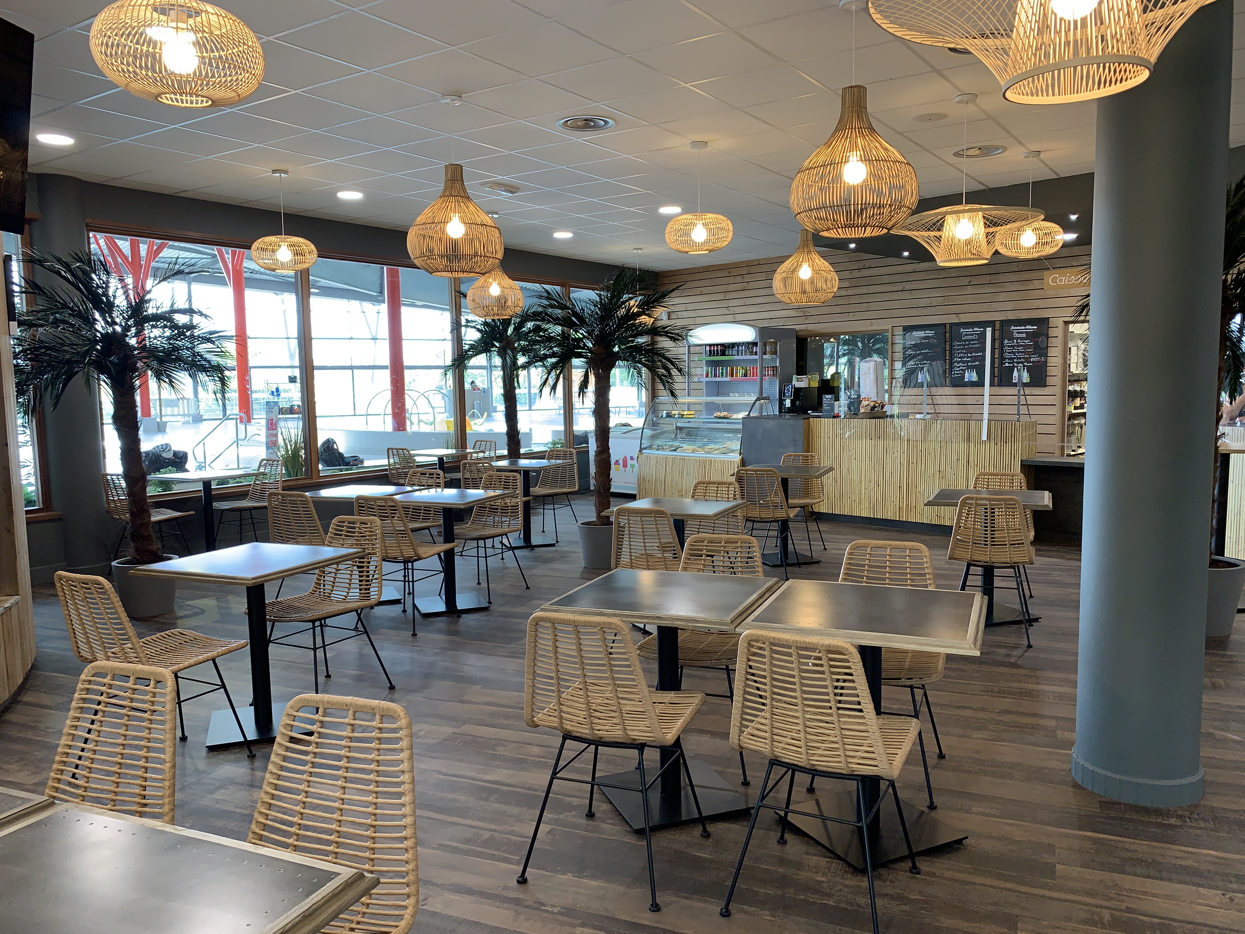 espace detente piscine la vague