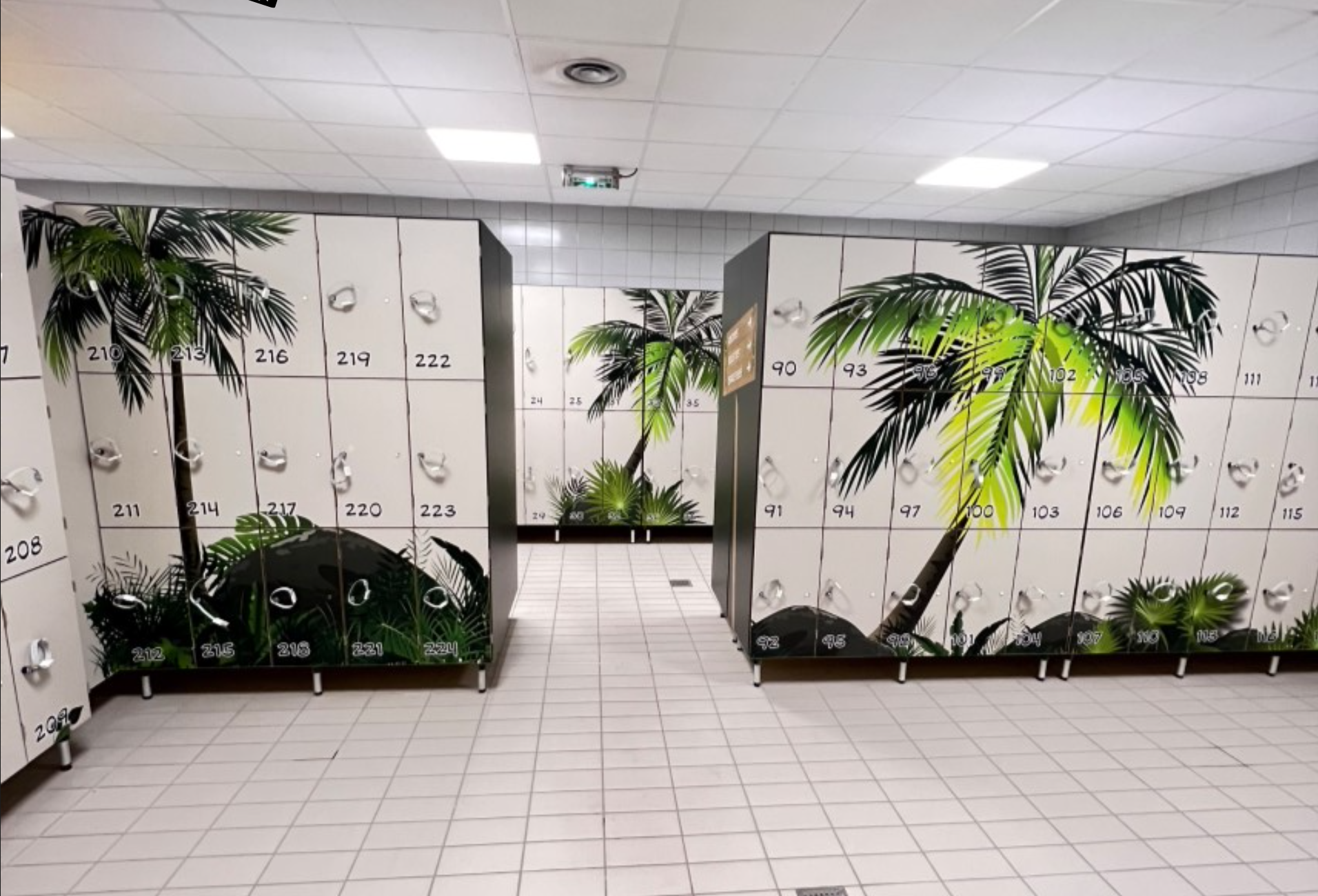 Vestiaire apres travaux