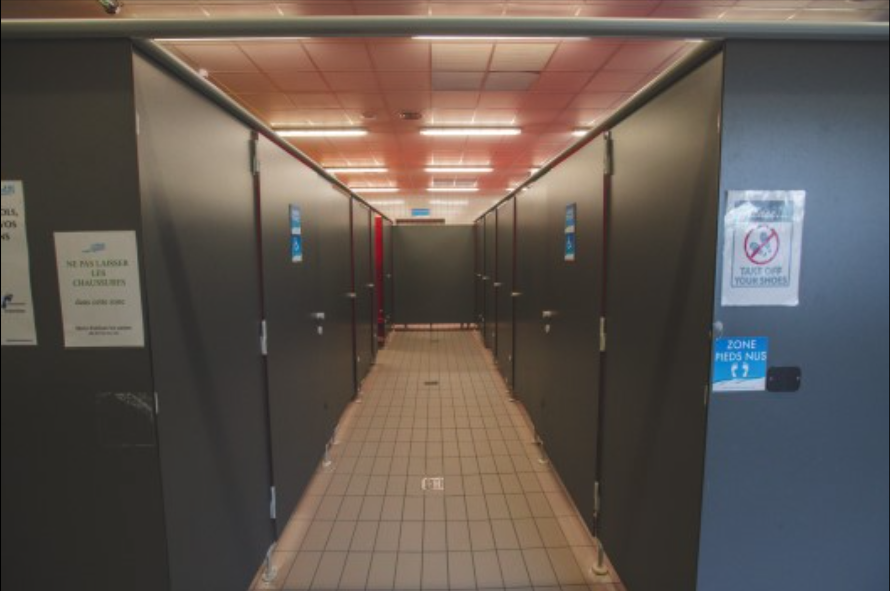 Vestiaire Avant travaux