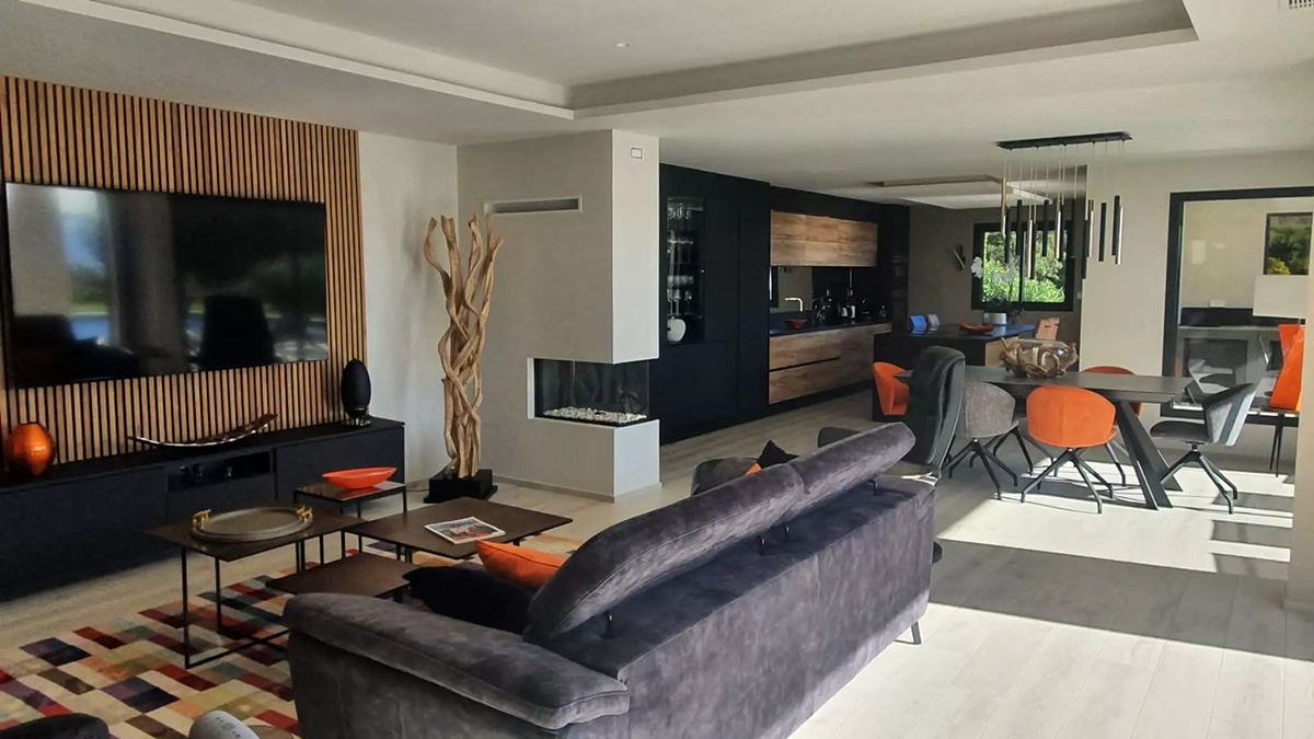 Travaux terminé à la Villa comptemporaine de Grimaud